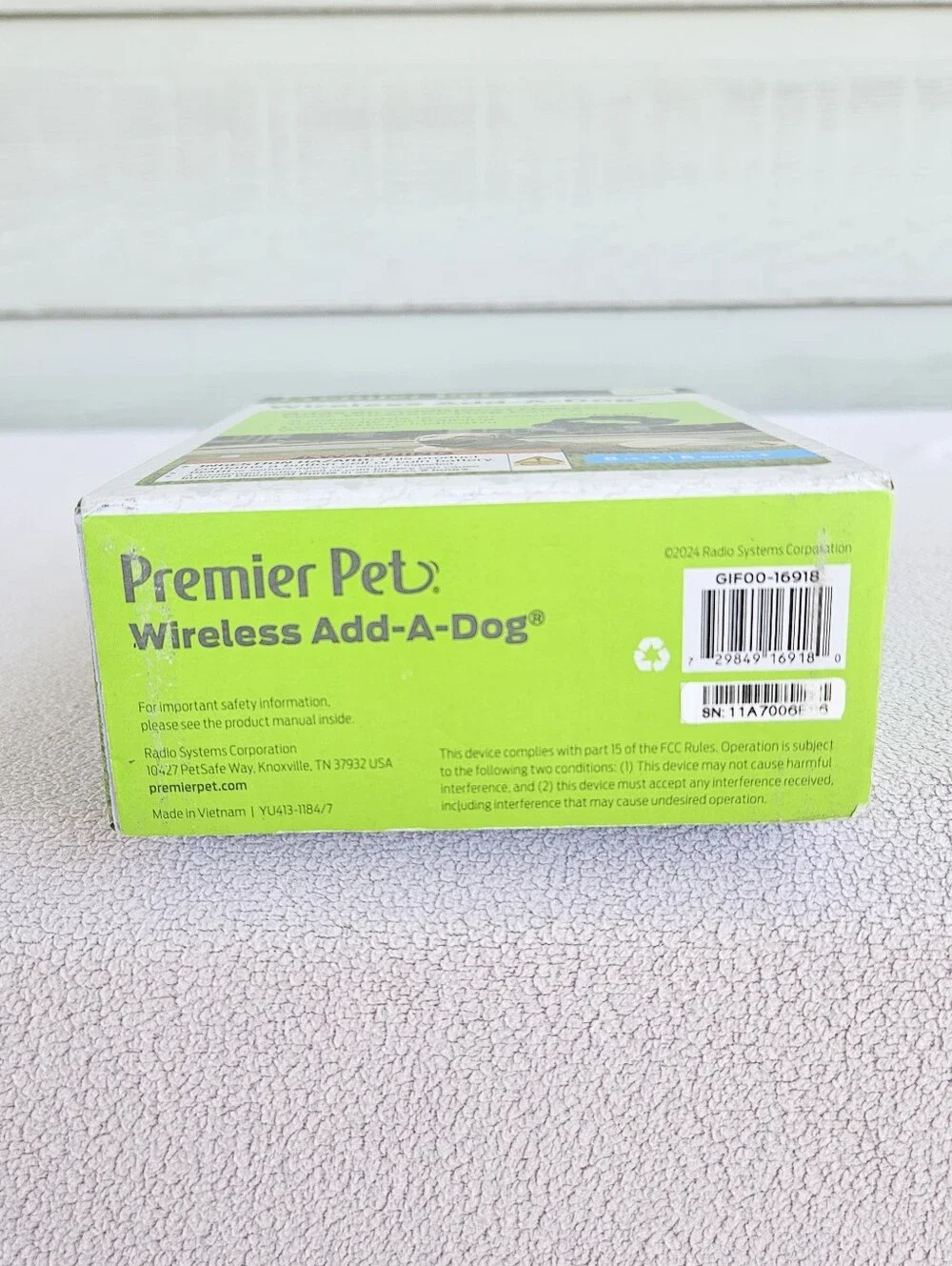 Premier Pet GIF00-16918 Wireless Add-A-Dog Collar 8Lbs+ for Wireless Fence